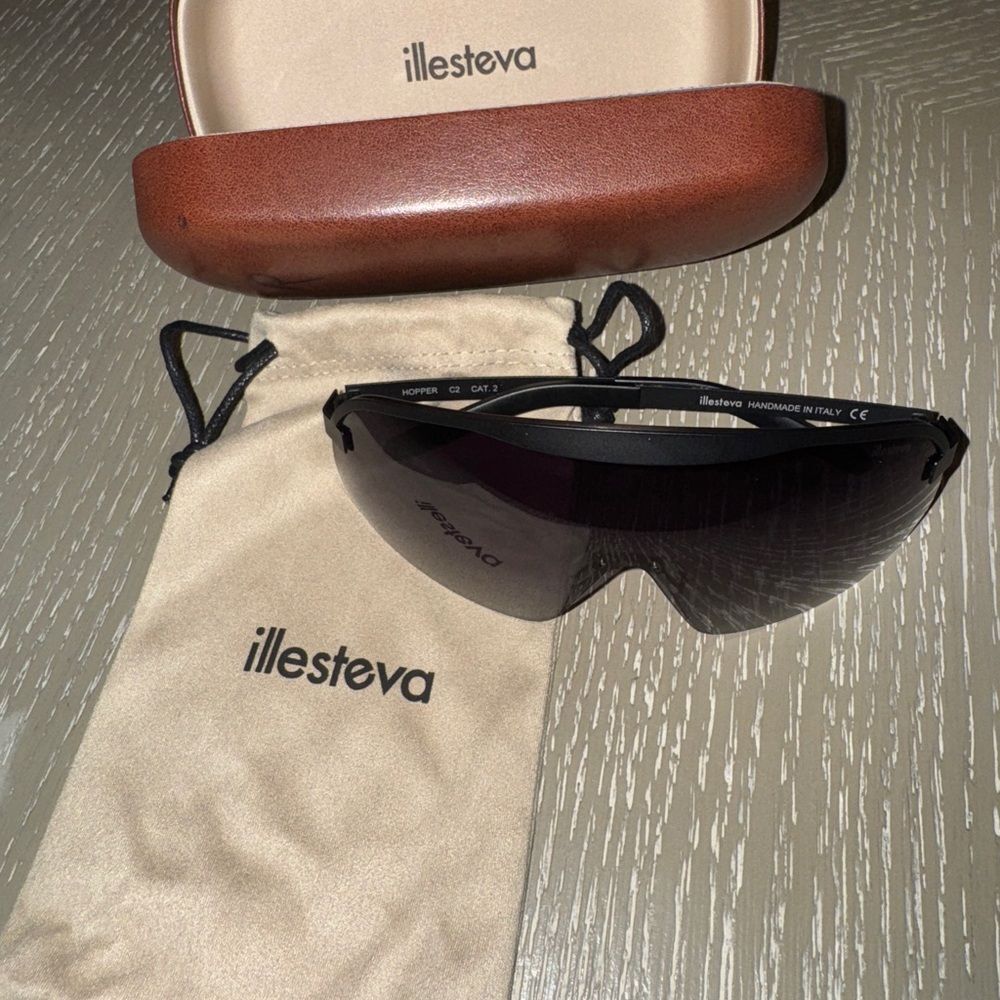 ILLESTEVA hopper black gradient shield‎ sunglasses cat.2